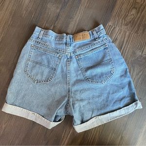 Vintage lee riders jean shorts